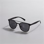 Sunsentials Mens Rounded Square Sunglasses Matte Black