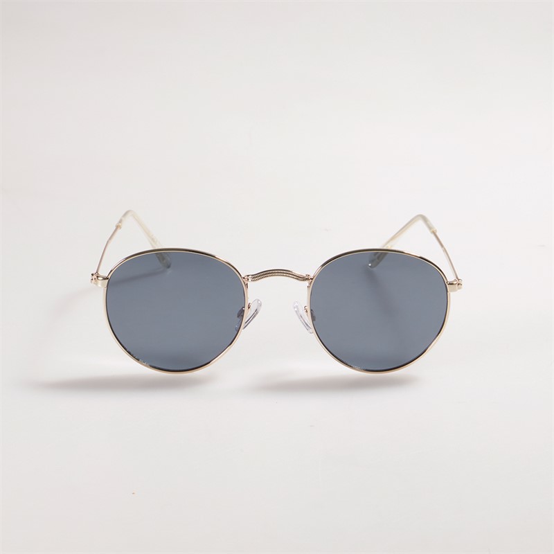 Sunsentials Womens Metro Rounds Sunglasses Gold