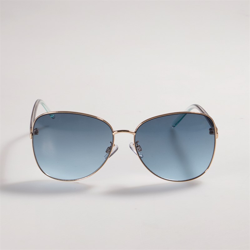 Sunsentials Womens Elegant Square Sunglasses Gold