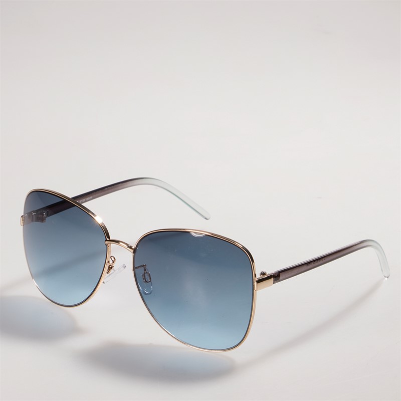 Sunsentials Womens Elegant Square Sunglasses Gold