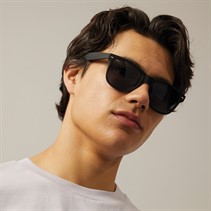 Sunsentials Mens Round Square Sunglasses Matte Black