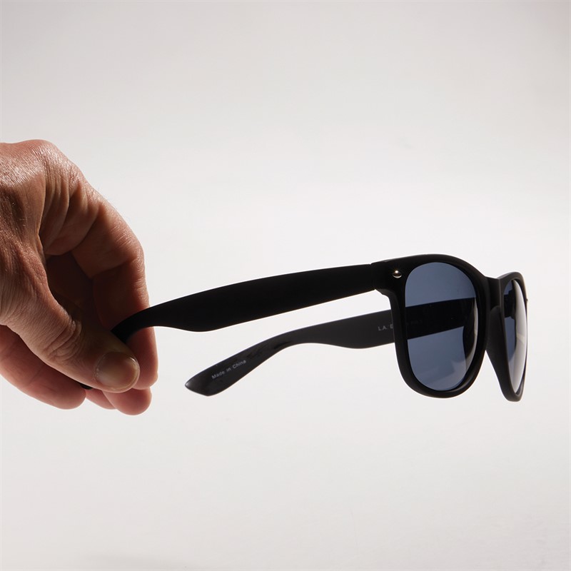 Sunsentials Mens Round Square Sunglasses Matte Black
