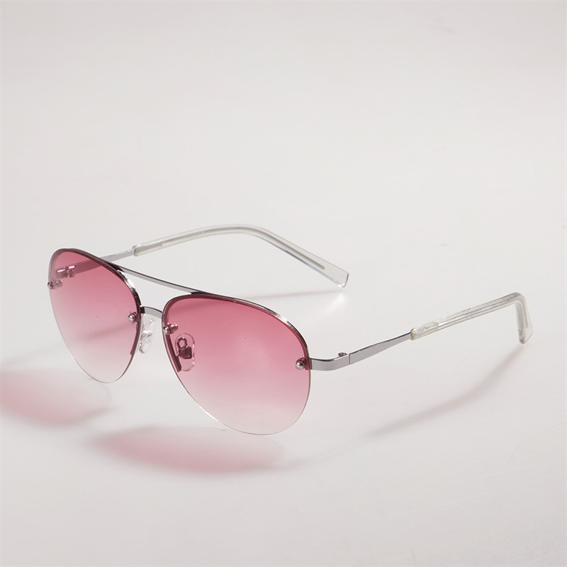 Sunsentials Womens Sunglasses Silver/Pink
