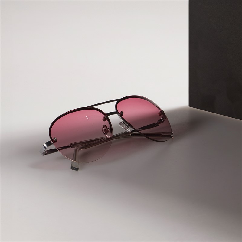 Sunsentials Womens Sunglasses Silver/Pink