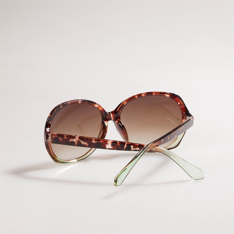 Sunsentials Womens Gradient Sunglasses Tort To Green