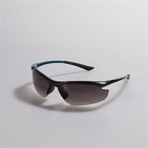 Sunsentials Semi Rim Wrap Sunglasses Black And Xtal Blue