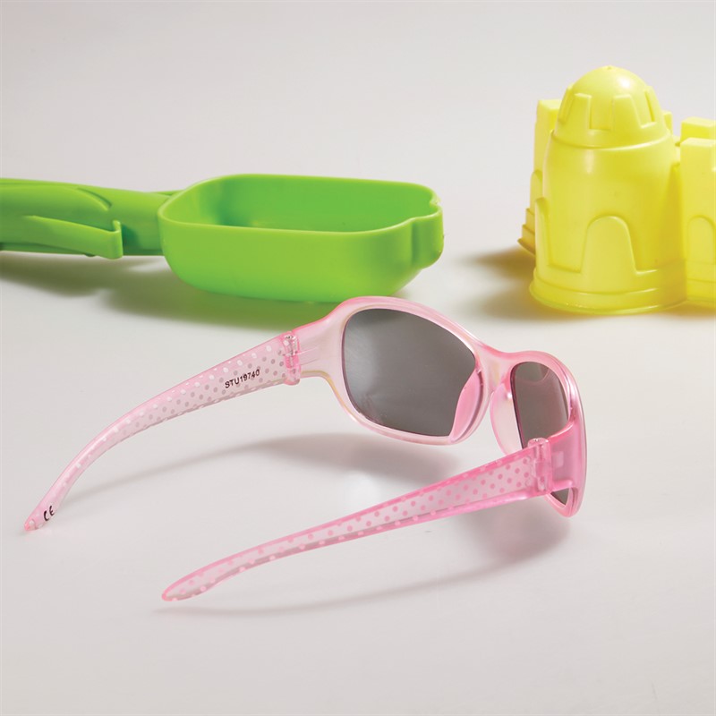 Sunsentials Girls Wrap Sunglasses Bright Pink