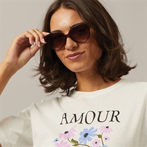 Sunsentials Womens Cat Eye Sunglasses Xtal Brown