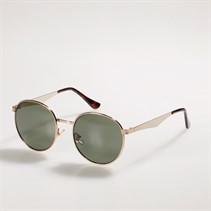 Sunsentials Womens Harlow Sunglasses Shiny Gold