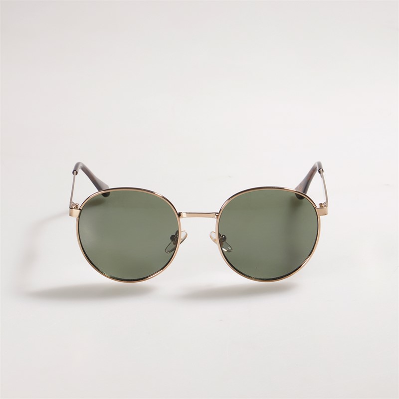 Sunsentials Womens Harlow Sunglasses Shiny Gold