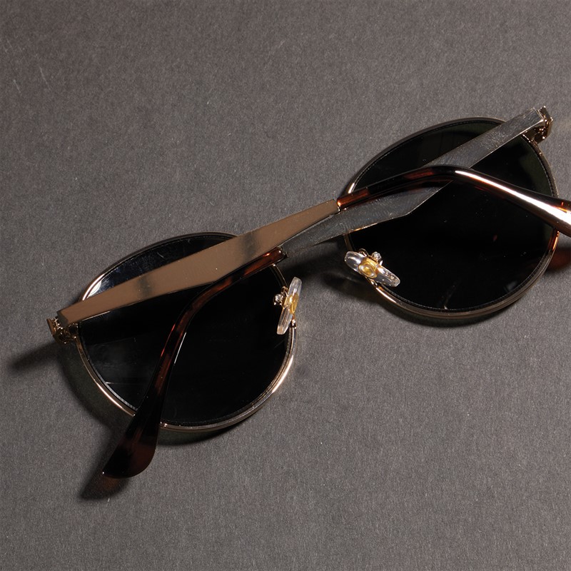 Sunsentials Womens Harlow Sunglasses Shiny Gold