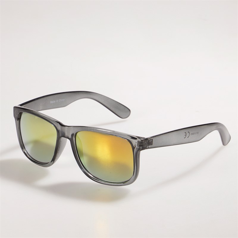 Sunsentials Mens Rectangle Sunglasses Xtal Grey