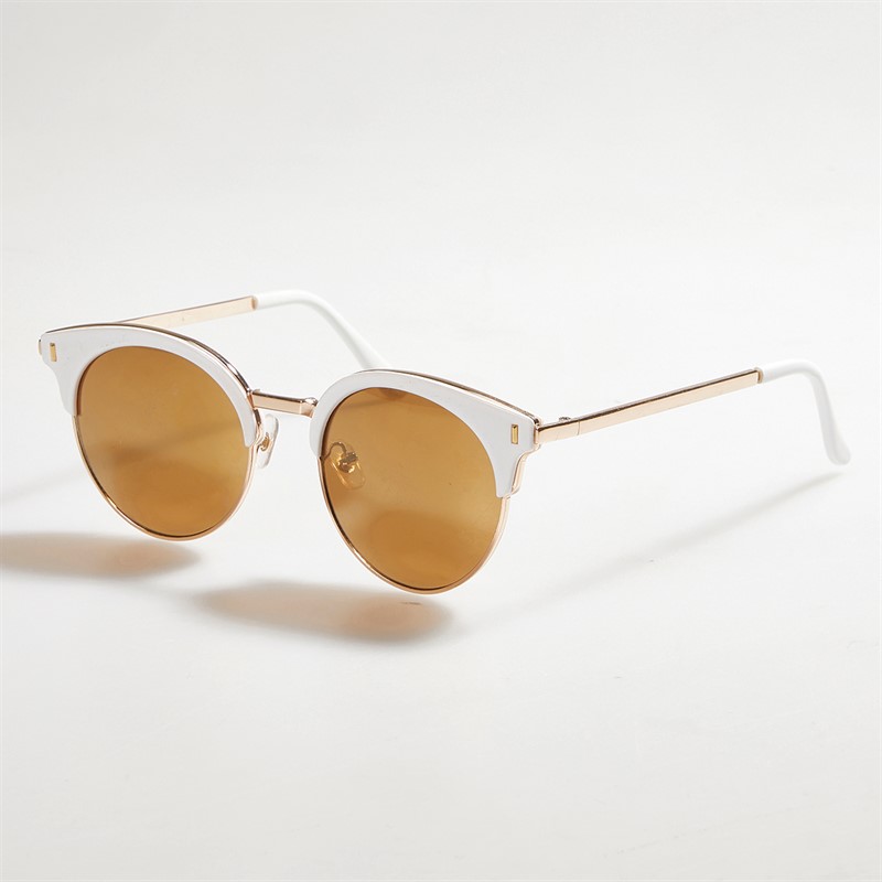 Sunsentials Womens Sunglasses Rose Gold/White