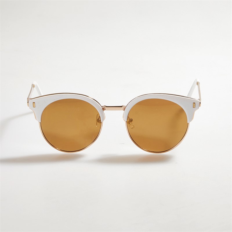 Sunsentials Womens Sunglasses Rose Gold/White