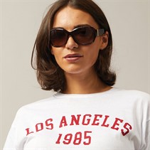 Suuna Womens Square Glam Sunglasses Demi Tort