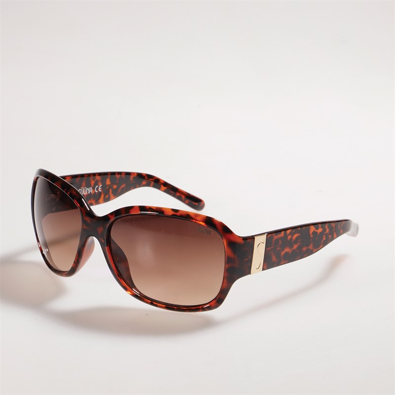 Suuna Womens Square Glam Sunglasses Demi Tort