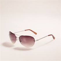 Suuna Womens Rimless Sunglasses Silver
