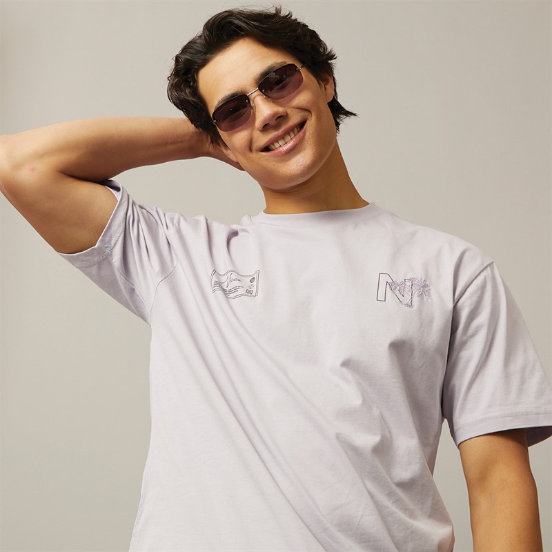 Suuna Mens Metal Rimless Sunglasses Gun