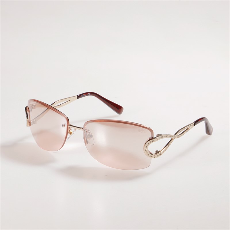 Suuna Womens Sunglasses Light Gold Metal