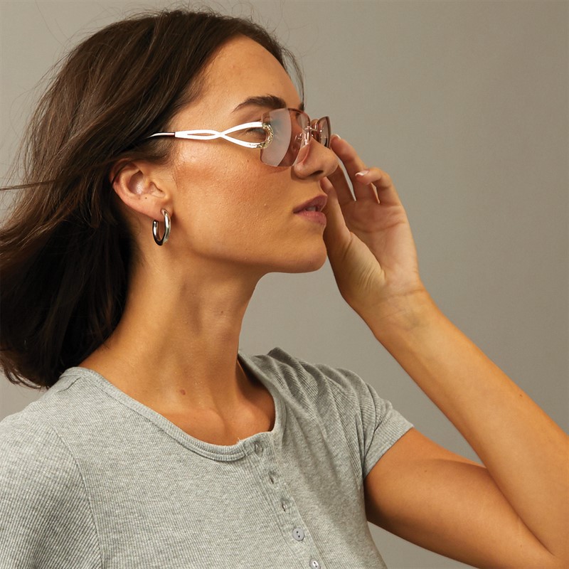 Suuna Womens Sunglasses Light Gold Metal