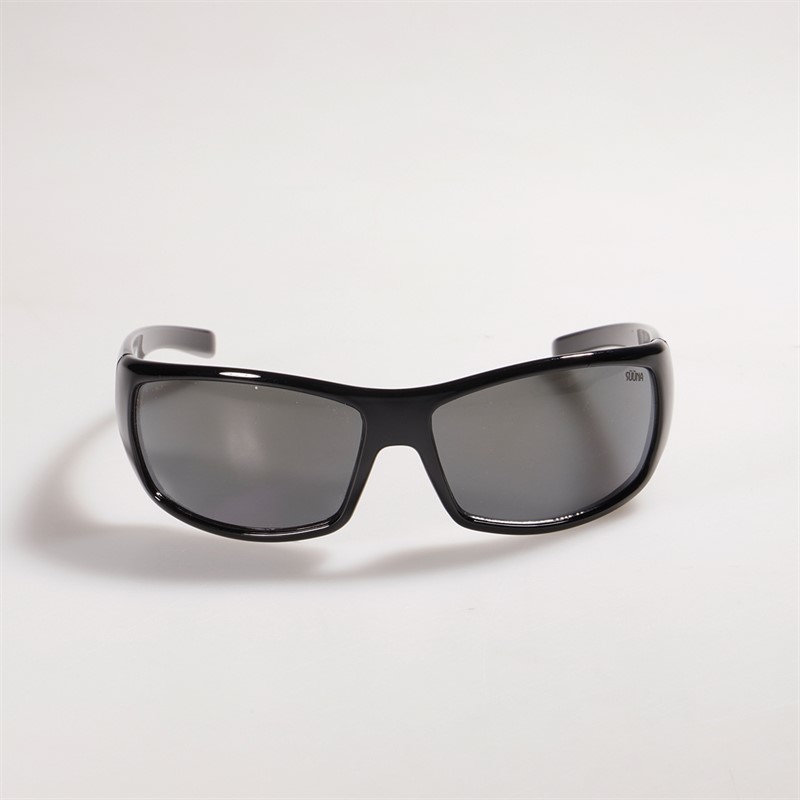 Suuna Mens Wrap Sunglasses Matte Black