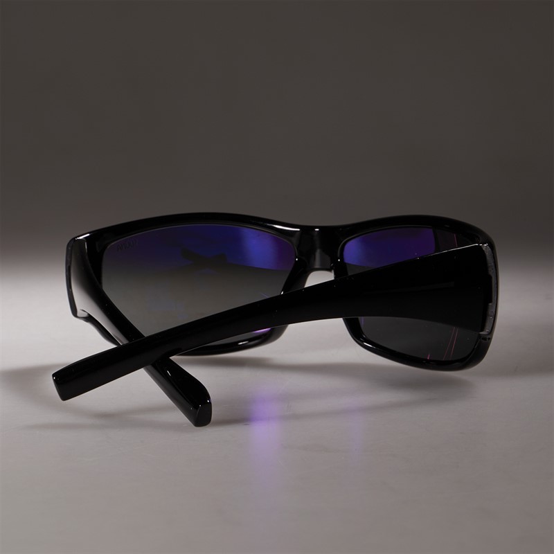 Suuna Mens Wrap Sunglasses Matte Black