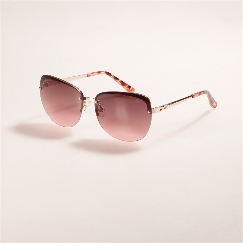 Suuna Womens Sunglasses Light Gold Metal