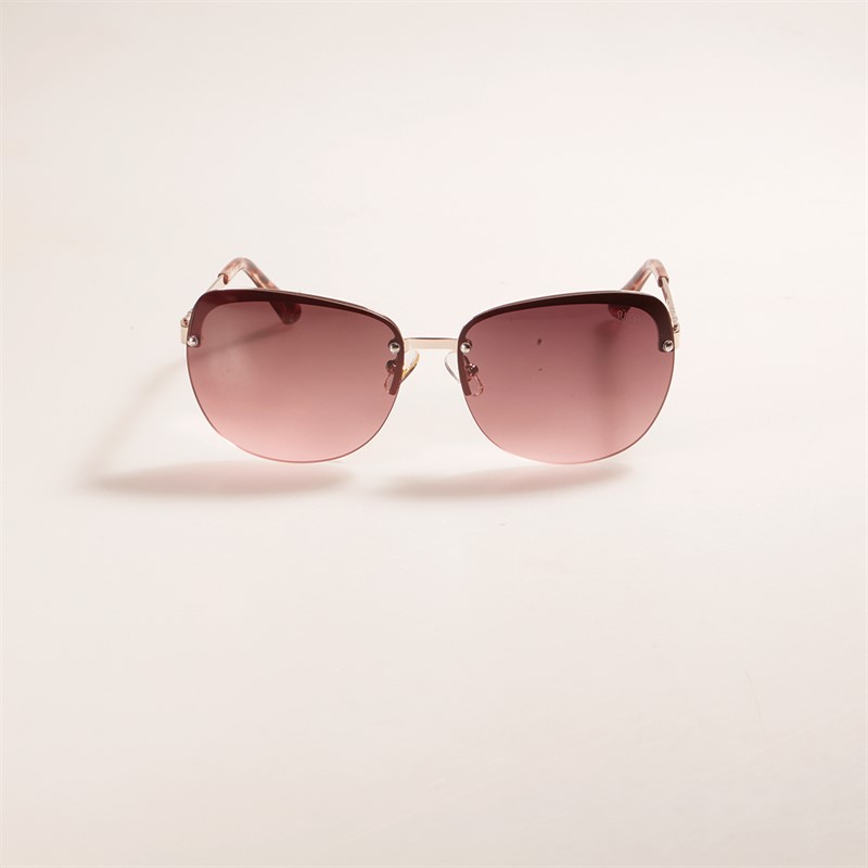 Suuna Womens Sunglasses Light Gold Metal