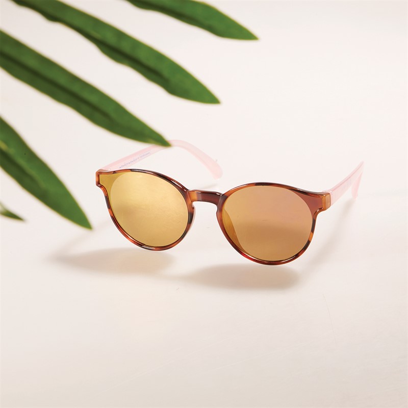 Monkey Monkey Kids Mirrored Dark Sunglasses Tort And Pink