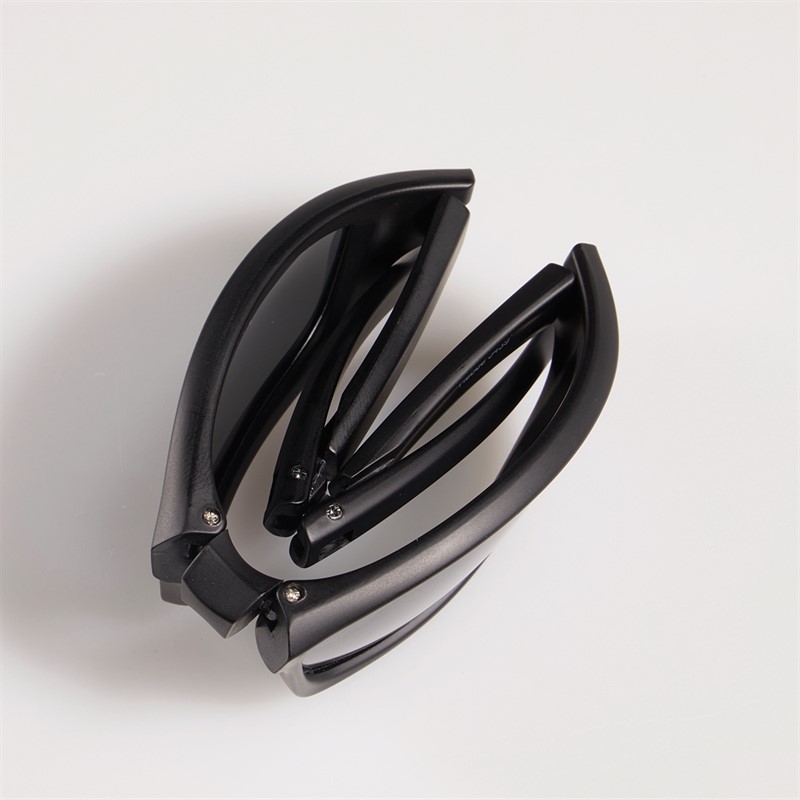 Freedom Mens Classic Sport Sunglasses Shiny Black Spray On Metallic Re/Black Rubber