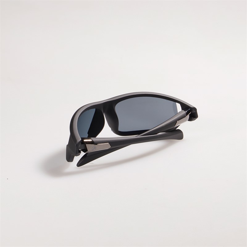 Freedom Mens Foldable Sports Wrap Sunglasses Black