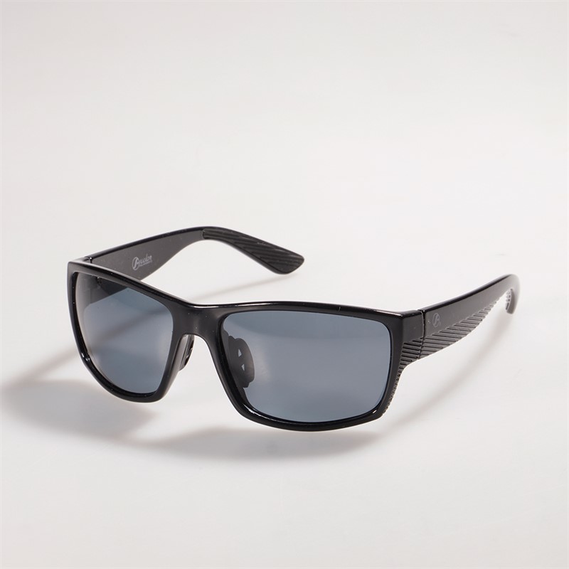 Freedom Mens Rectangle Wrap Sunglasses Black