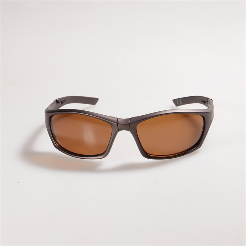 Freedom Mens Foldable Sport Wrap Sunglasses Matte Brown