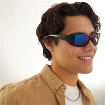 Freedom Mens Classic Sport Sunglasses Matte Black