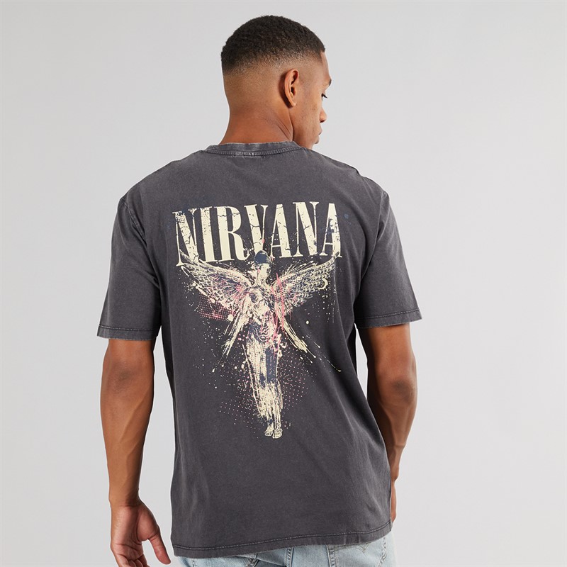Nirvana Mens T-Shirt Black