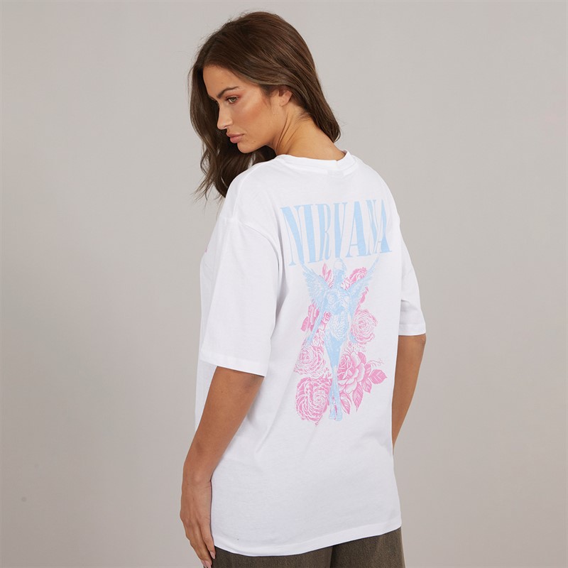 Nirvana Womens T-Shirt Bright White