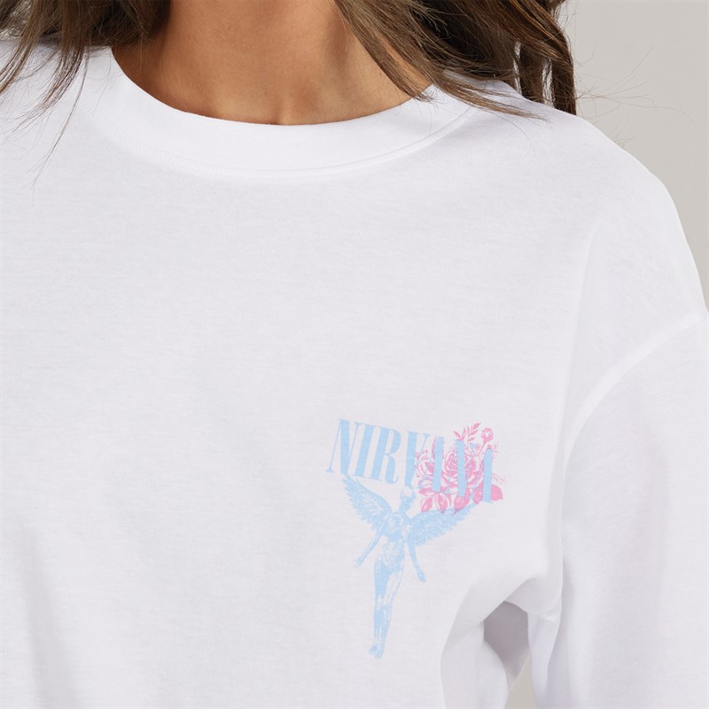 Nirvana Womens T-Shirt Bright White