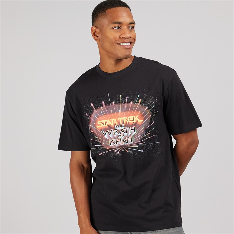 Star Trek Mens T-Shirt Black - Size M