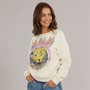 Def Leppard Womens Sweatshirt Buttercream