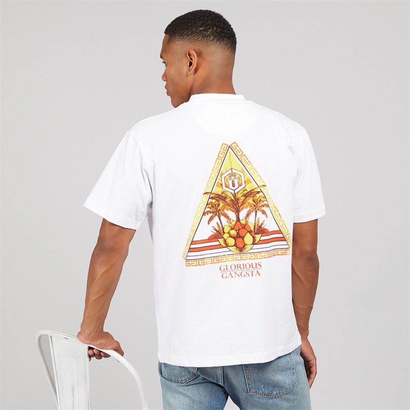 Glorious Gangsta Mens Vinci T-Shirt White