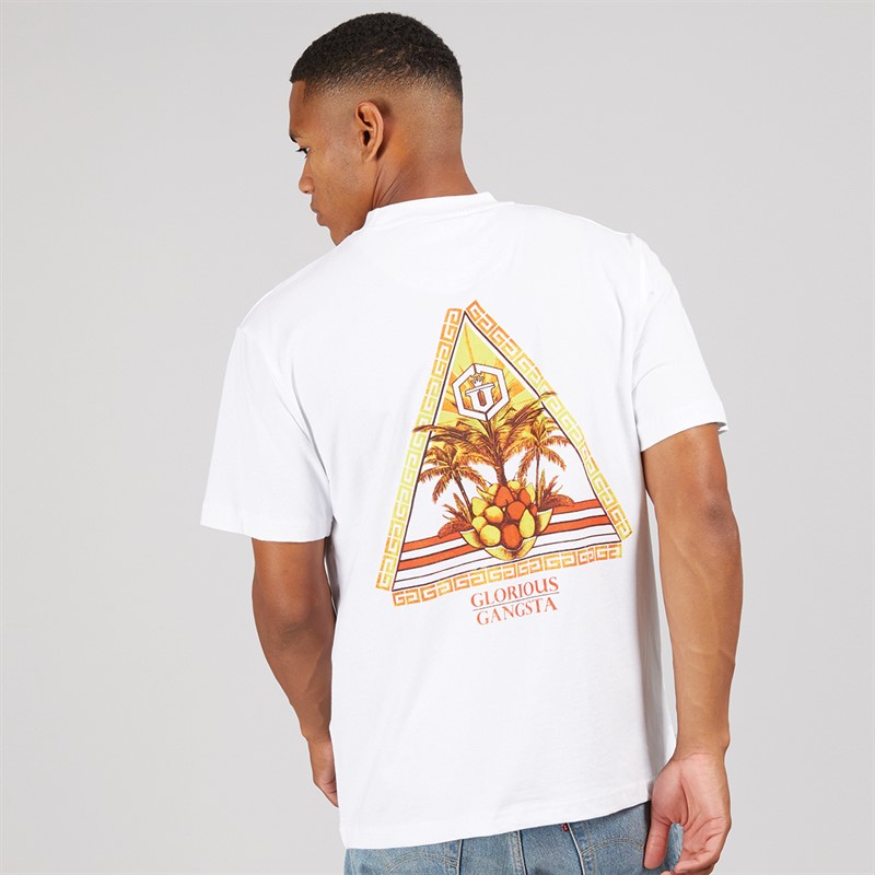 Glorious Gangsta Mens Vinci T-Shirt White