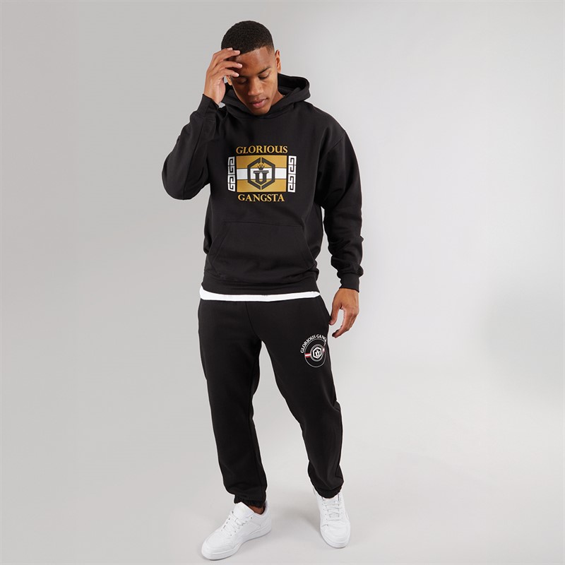 Glorious Gangsta Mens Prima Hoodie Black