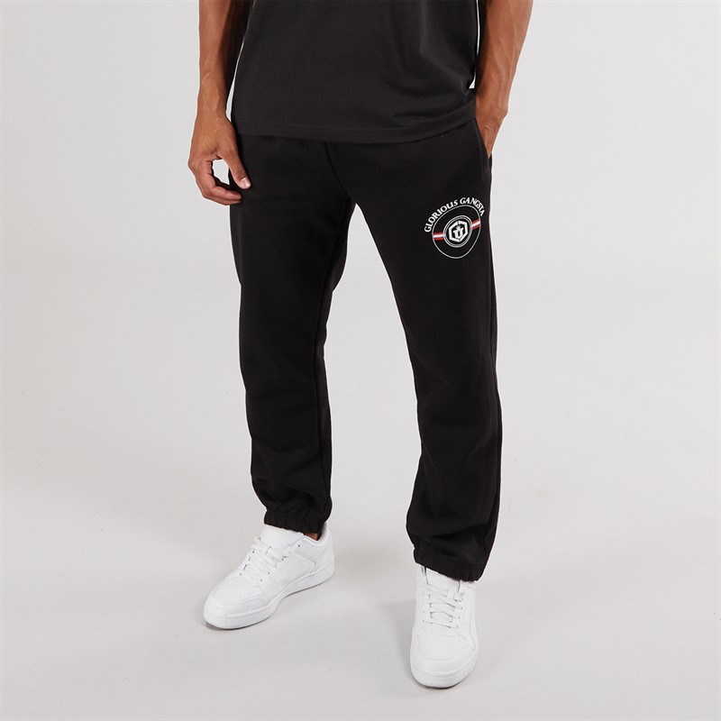 Glorious Gangsta Mens Mona Joggers Black - Size L