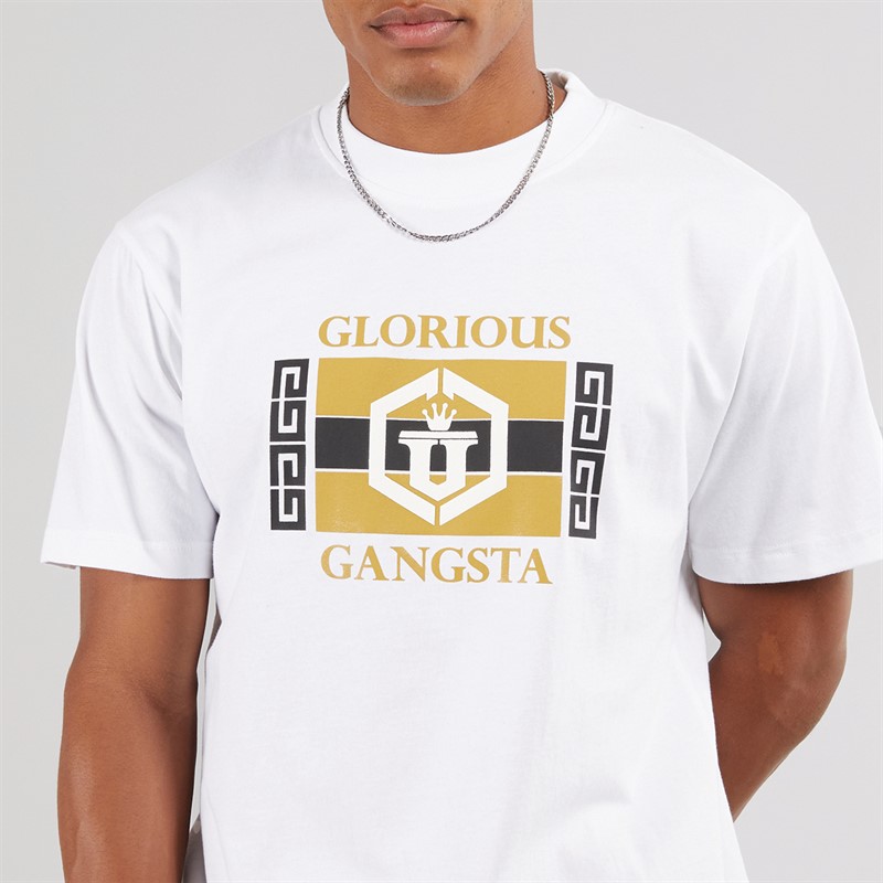 Glorious Gangsta Mens Prima T-Shirt White