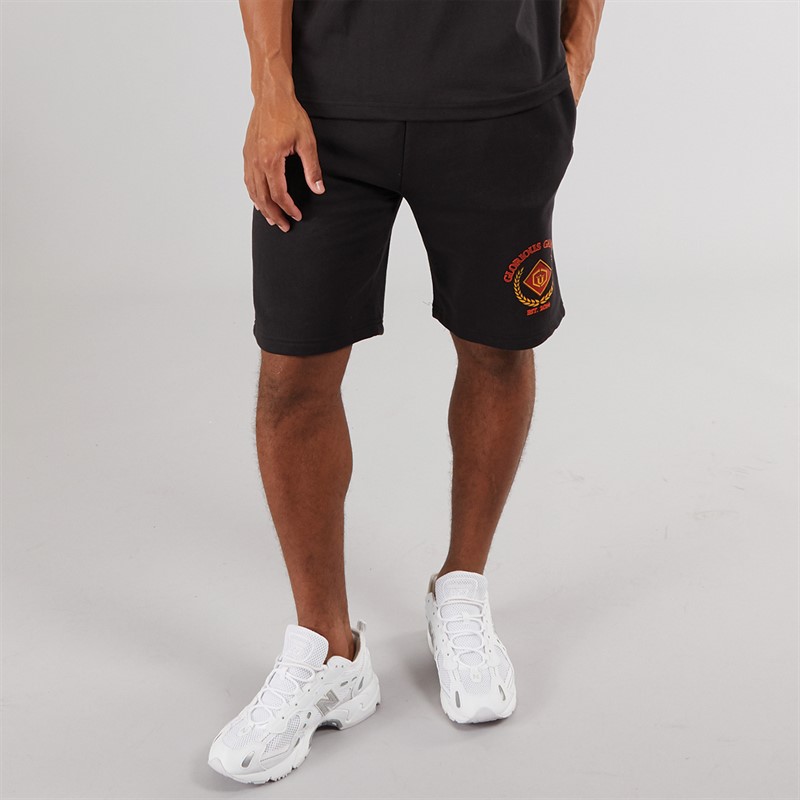 Glorious Gangsta Mens Veenuss Jog Shorts Black - Size S