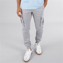 JJ REBEL Mens Michael Slim Cargos Ultimate Grey