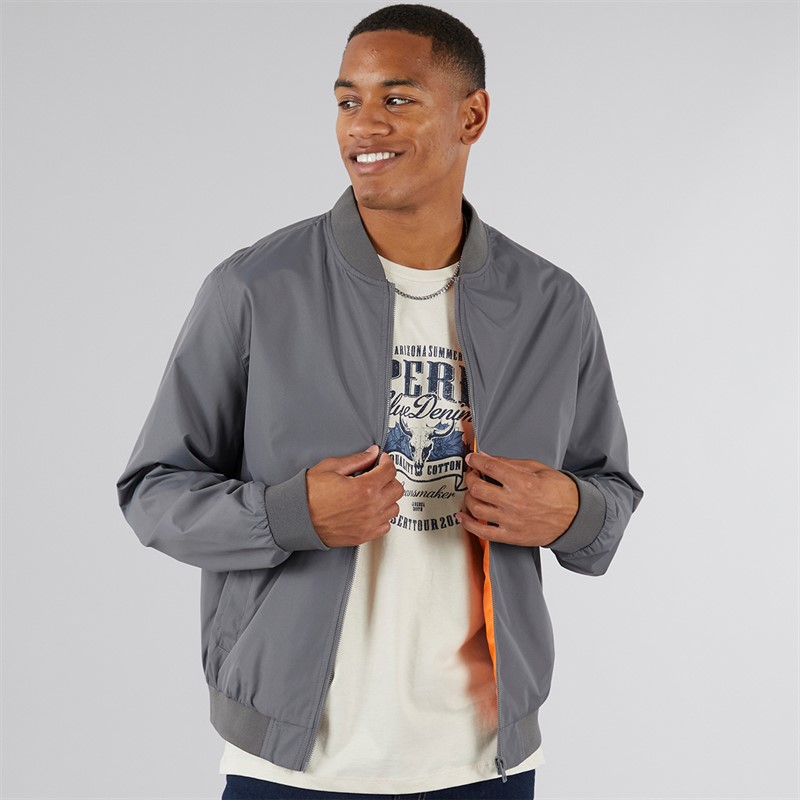 JJ REBEL Mens Montana Bomber Jacket Castlerock - Size XXL