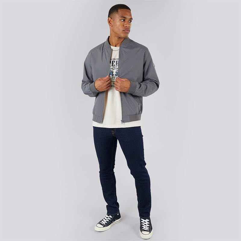 JJ REBEL Mens Montana Bomber Jacket Castlerock