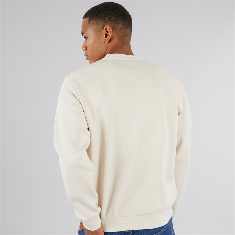 JJ REBEL Mens Rocky Logo Sweatshirt Moonbeam