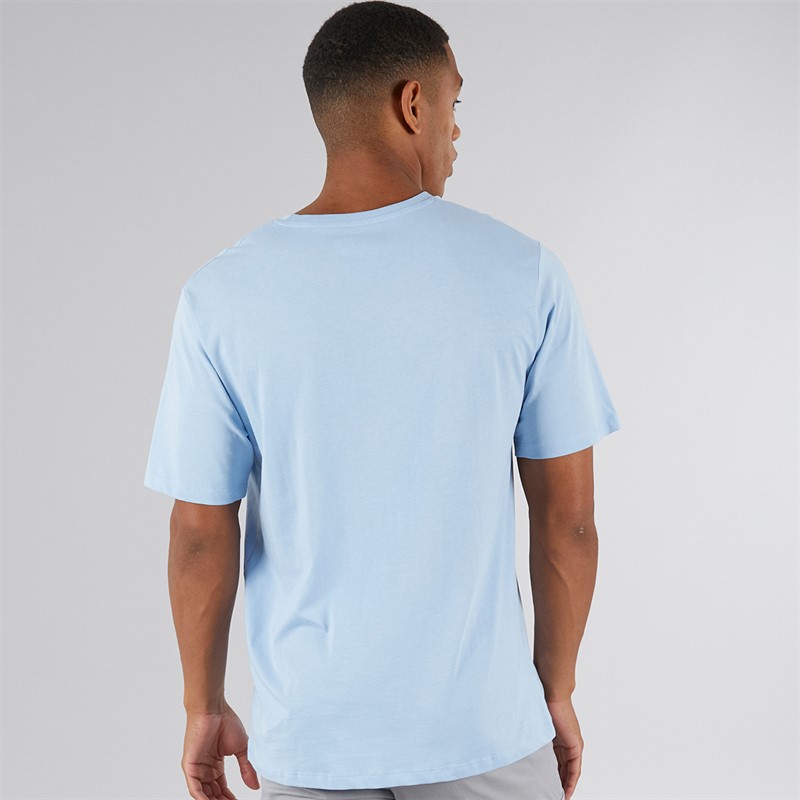 JJ REBEL Mens Garbo T-Shirt Chambray Blue